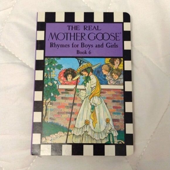 Vintage 1987 The Real Mother Goose Rhymes for Boys & Girls Mini‎ HC 6 Book Set - Picture 12 of 14